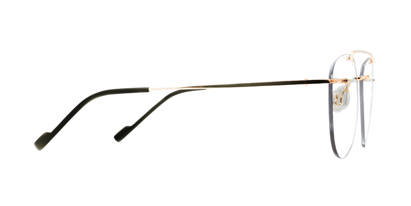 Rimless Aviator Classic Eyeglasses