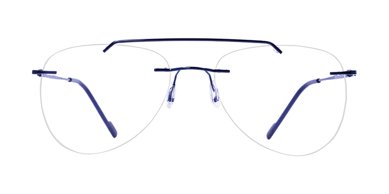 Rimless Aviator Classic Eyeglasses