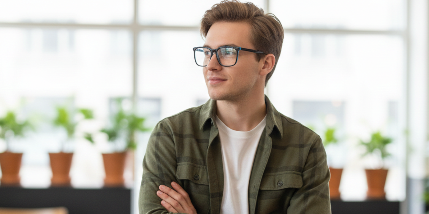 Full Rim Rectangle Classic Eyeglasses