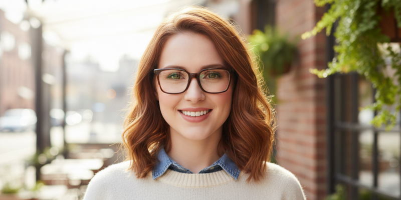 Full Rim Rectangle Classic Eyeglasses