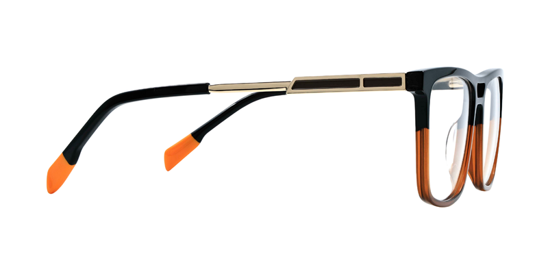 Full Rim Double Bridge Square Classic Eyeglasses
