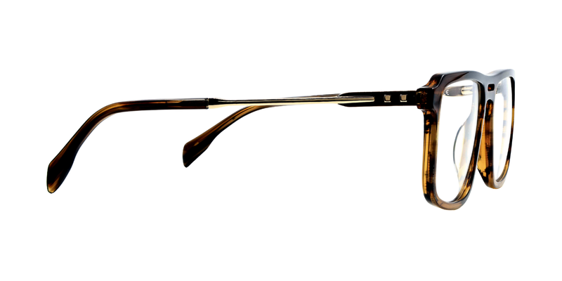 Full Rim Double Bridge Rectangle Classic Eyeglasses