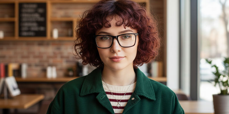 Full Rim Rectangle Classic Eyeglasses