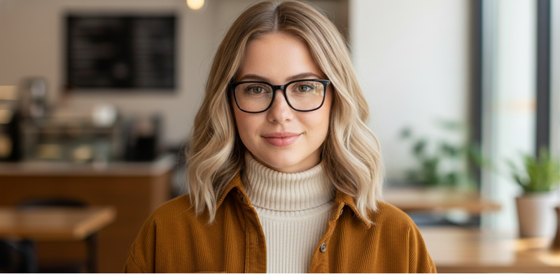 Full Rim Rectangle Classic Eyeglasses