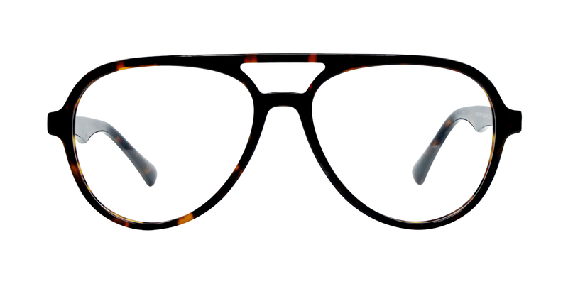 Full Rim Double Bridge Aviator Classic Eyeglasses