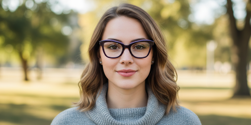 Full Rim Cat Eye Classic Eyeglasses