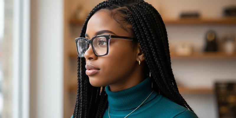 Full Rim Rectangle Premium Eyeglasses
