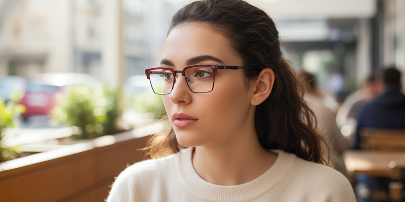 Full Rim Rectangle Premium Eyeglasses