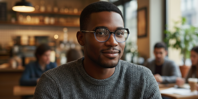 Full Rim Hexagon Premium Eyeglasses