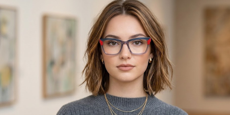 Full Rim Rectangle Premium Eyeglasses