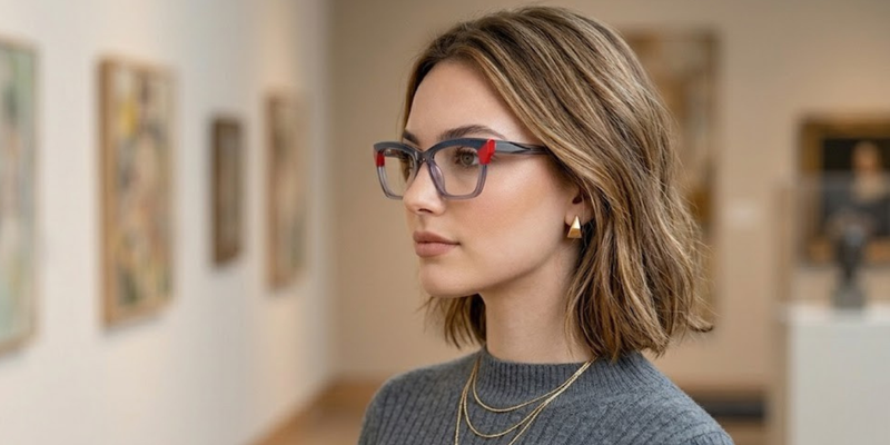 Full Rim Rectangle Premium Eyeglasses