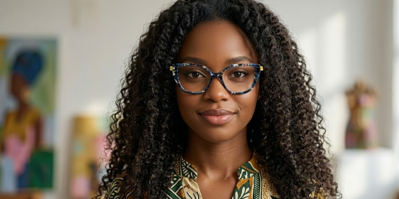 Black Full Rim Cat Eye Premium Eyeglasses