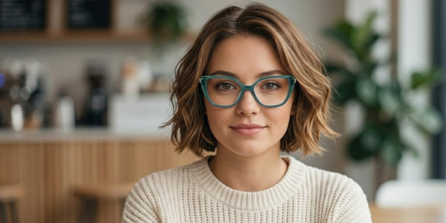 Black Full Rim Cat Eye Premium Eyeglasses