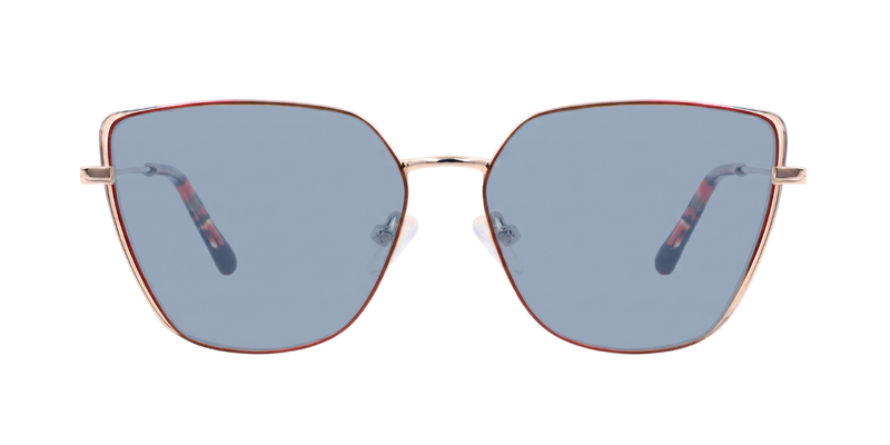 Fashionista Aura YJ-0318 -Red /Gold Frame