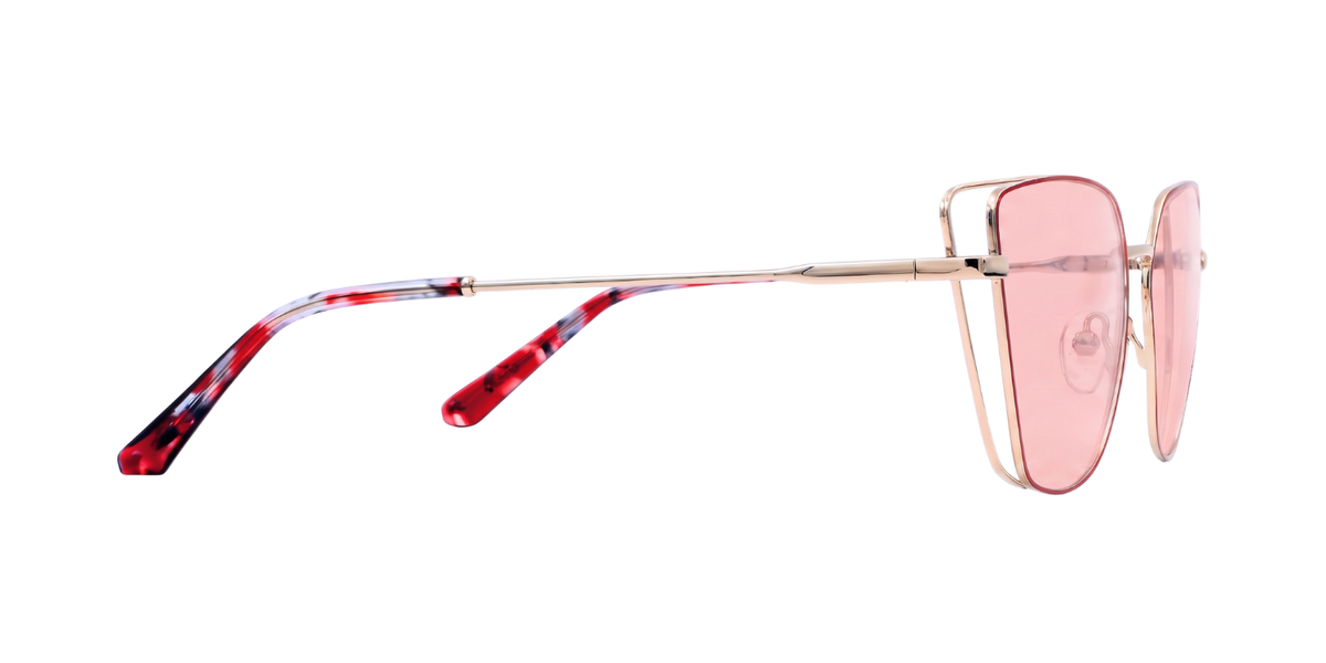 Fashionista Aura YJ-0318 -Red /Gold Frame